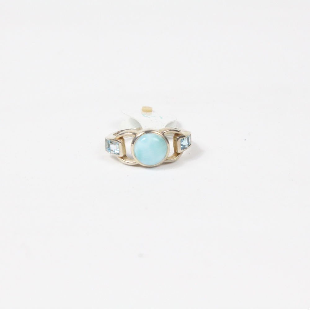 NWT Sterling silver ring turquoise stones sz 7